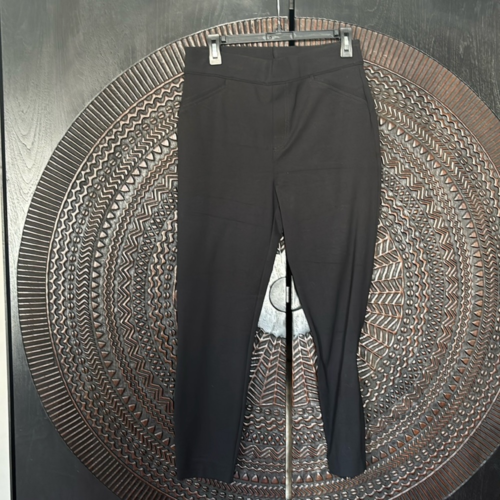 Spanx the perfect pants black back seam large